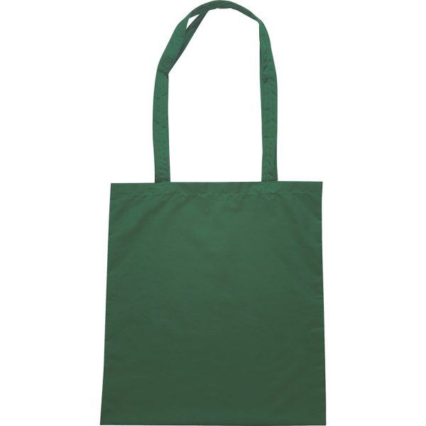 Shopper in cotone colore verde inglese